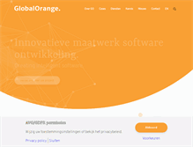 Tablet Screenshot of globalorange.nl